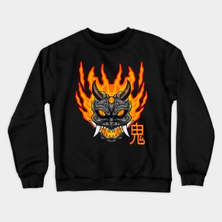 oni Flame Crewneck Sweatshirt